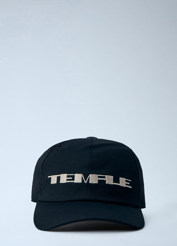 Rick Owens DRKSHDW Embroidered Logo Cap Black drk0164042